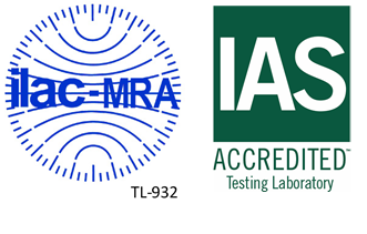 Accreditation logo TL-932 for Hohenstein Laboratories (HK) Limited, test laboratory accredited by the International Accreditation Service (IAS) according to ISO/IEC 17025